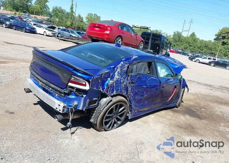 2022 Dodge Charger Gt Awd из США, поврежденный, VIN 2C3CDXMG5NH101270